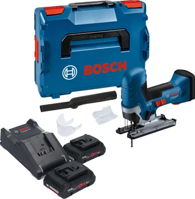 Produktbild von Bosch GST 18V-125 S Professional Akku Stichsäge 18 V 125 mm Brushless + 2x ProCORE Akku 4,0 Ah + Ladegerät + L-Boxx