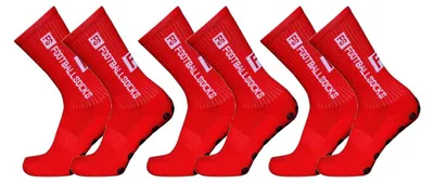 Produktbild von Sportsocken Fußballsocken Anti-Rutsch - 3 Paar - Größe 39-46 - Uni - Grip