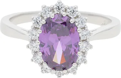 Produktbild von JuwelmaLux Ring Sterling Silber 925 mit lila Zirkonia JL10-07-2508 59