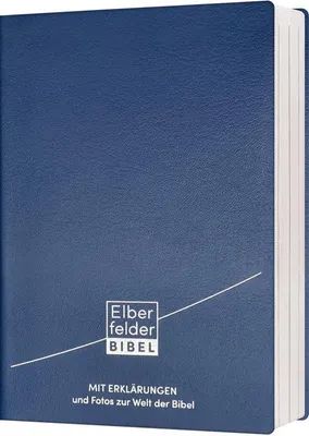 Produktbild von Elberfelder Bibel mit Erklärungen - Leder