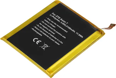 Zdjęcie produktu dla Avizar, bateria zastępcza ZTE Axon 7 3,85 V 3100 mAh Li-Polymer, czarna