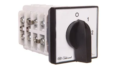 Obrázek produktu pro Vačkový spínač 0-1-2 3P 16A IP65 s deskou Oblouk 16-32 921611