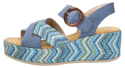 Image de Rieker Sandalen Hak Sandalen Hak - Blauw - Maat 41