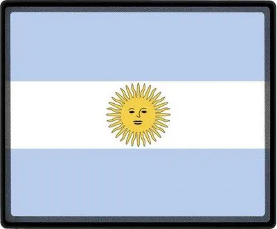Produktbild von Mousepad Mauspad mit Motiv - Argentinien Fahne  - 82014 - Gr. ca. 24  x 20 cm