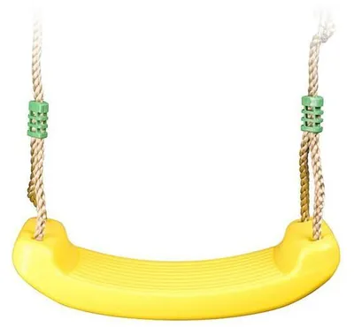 Productafbeelding van Yellow plastic swing for 2 m - 2.5 m Trigano frame