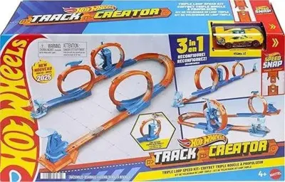 Obrázok produktu pre Hot Wheels Track Builder JDW39, Súprava vozidla a dráhy, 4 rok / roky, Plast, Viacfarebný