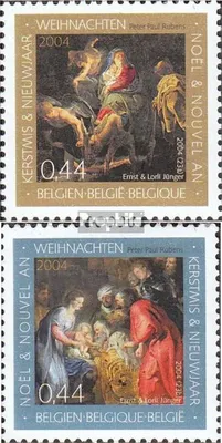 Produktbild von Briefmarken Belgien 2004 Mi 3381-3382 (kompl.Ausg.) postfrisch Weihnachten