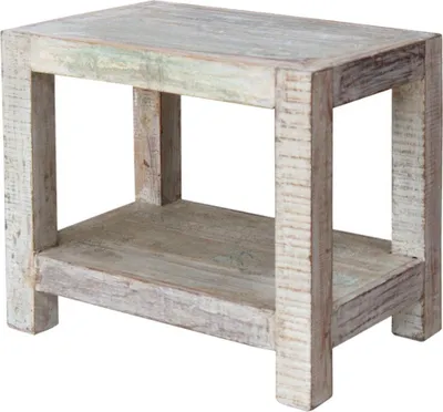 Produktbild von Kaffeetisch, Beistelltisch, Couchtisch - Modell 20, Weiß, Holz, 41*48*33 cm, Kaffeetische & Bodentische