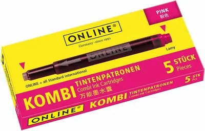Produktbild von ONLINE Tintenpatronen Kombi pink 5 Stück