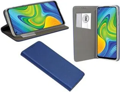 Obrázok produktu pre Puzdro typu kniha "Smart" kompatibilné s XIAOMI REDMI NOTE 9 Puzdro na mobilný telefón Peňaženkové puzdro Ochranný kryt s funkciou stojana, slot na kartu Blue