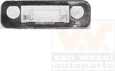 Produktbild von VAN WEZEL 1825920 Kennzeichenbeleuchtung Links Rechts für FORD Fiesta Mk5 Schrägheck (JH1, JD1, JH3, JD3)