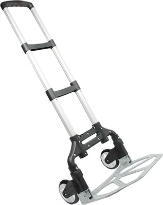 Produktbild von Alu Sackkarre klappbar 85 kg Transportkarre Stapelkarre Handkarre + Spanngummi