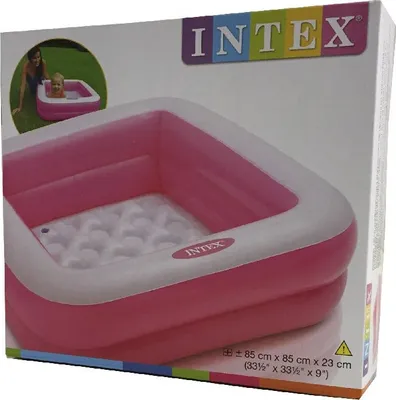 Produktbild von Intex 57100 Planschbecken Pool Babypool 85 x 85 x 23 cm grün oder pink