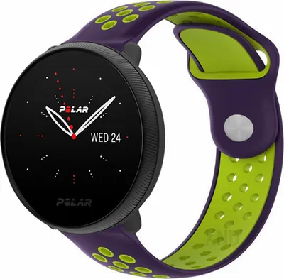 Produktbild von Strap-it Polar Ignite 3 Sportarmband (Lila/Grün)