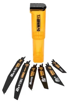 Image de Coffret de 6 lames pour scie sabre DEWALT DT2440L-QZ 100 à 228mm