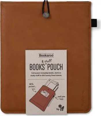 Obrázek produktu pro Bookaroo Books & Stuff - etui na książkę - brązowe