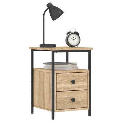 Obrázek produktu pro vidaXL Noční stolky 2 ks dub Sonoma 34x35,5x50 cm výrobek ze dřeva