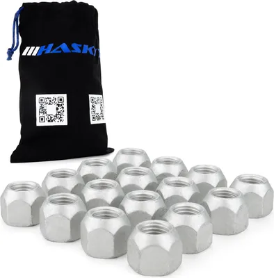 Produktbild von HASKYY 16x Radmuttern Mutter M12x1,5 Kegel 60° offen H15 SW19