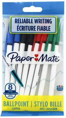 Produktbild von Papermate 2084416, Stick-Kugelschreiber, Nachfüllbar, 8 Stück(e)