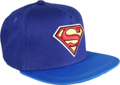 Produktbild von DC Comics Superman Kinder Baseball Kappe Snapback Cap – Blau / 58