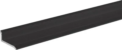 Obrázok produktu pre AP49 samolepiaca koncová lišta ACARA, hliník lakovaný RAL9005 matná čierna, 10 mm, 2,7 m