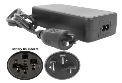 Immagine prodotto di caricabatterie per batterie ebike con adattatore di rete da 42V 2A per 36V Bosch 0 275 007 514,0 275 007 515