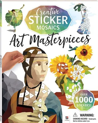 Productafbeelding van Kunst Meesterwerken Creatieve Sticker Mozaïek | Mozaïek Stickerboek voor Volwassenen | Kleur op Stickers | Sticker op nummer | Sticker Art