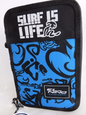 Produktbild von Safta - 2fach Schüleretui * Surf is Life Federmäppchen