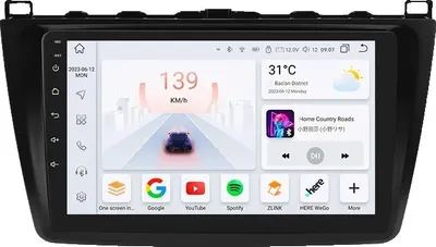 Image de Autoradio, écran 9 pouces, système d'exploitation Android 13, S6-4G 8Core-6G 64G