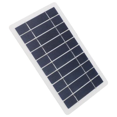 Obrázok produktu pre 5W solárny panel nabíjačka Profesionálny monokryštalický kremíkový vysokovýkonný USB solárny panel pre notebook, rádio a mobilný telefón