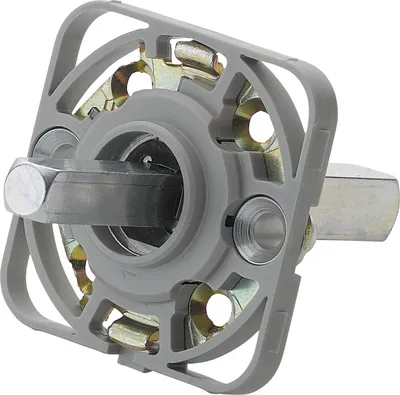 Image de Module de montage carré Hoppe pour poignées de porte Hoppe, carré 10/62 mm, acier couleur aluminium