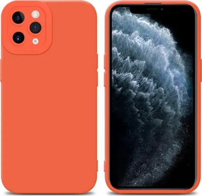 Produktbild von Cadorabo Hülle für Apple iPhone 11 PRO Schutz Hülle in Orange TPU Silikon Etui Case Handyhülle