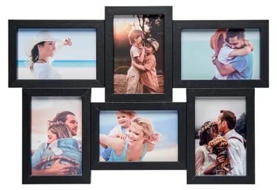 Produktbild von Ertom Multirama 6 Fotos 13x18 Schwarz MDF