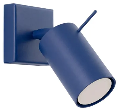 Immagine prodotto di Applique RING blu oltremare 1xGU10 10W acciaio 8x16x8 cm Sollux Lighting