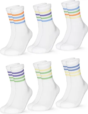 Produktbild von Occulto Herren Retro Tennissocken 6er Pack (Modell: Roger)