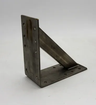 Produktbild von Edelstahl Winkel 200x200x100mm 3mm verstärkt Schwerlast Träger Schienenkonsole
