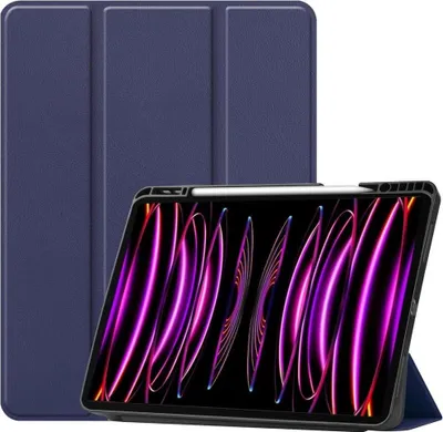 Produktbild von Bizon Case Tab Lizard für iPad Pro 12.9 2022/2021/2020/2018, marineblau