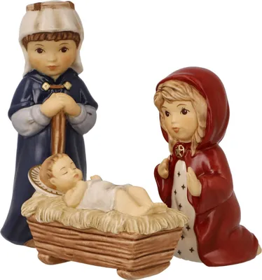 Produktbild von Goebel Weihnachten Weihnachtskrippe Heilige Familie - Set 41661141