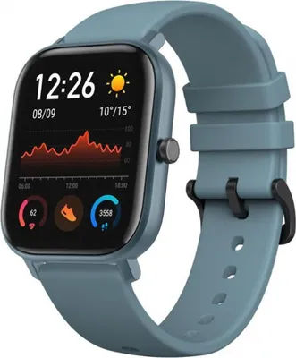 Produktbild von Amazfit GTS Smartwatch Fitness Tracker steel blue - wie