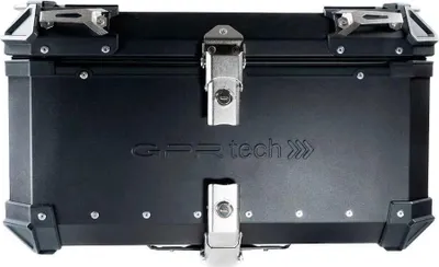Produktbild von GPR ALPI-TECH Motorrad-Topcase Schwarz 55L mit Universalplatte