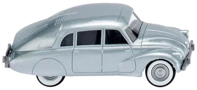 Immagine prodotto di Wiking 082749 - Tatra 87 - pista blu argento metallizzato H0 1:87