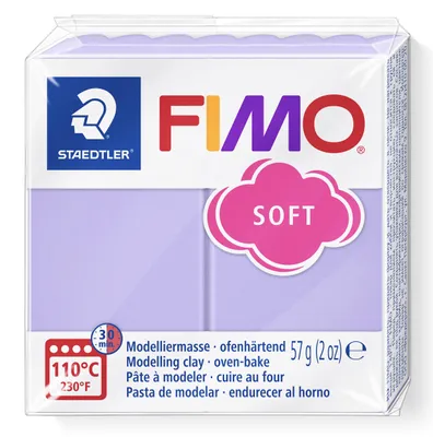 Produktbild von STAEDTLER FIMO soft 8020 ofenhärtende Modelliermasse Einzelprodukt, 57g, flieder