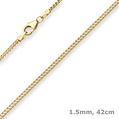 1-5mm-Bingokette-aus-333-Gelbgold-42cm