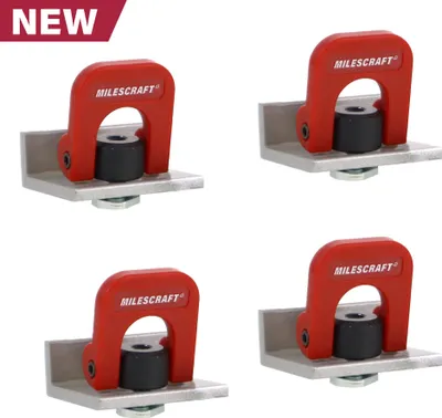 Image de Milescraft | T-Trax - CamStops - butées flexibles et rotatives pour rainures en T