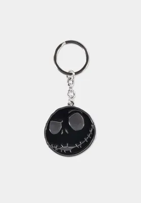 Immagine prodotto di Portachiavi in metallo Nightmare Before Christmas Faccia di Jack Skellington
