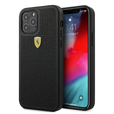 Image de Ferrari Fespehcp12Lbk Iphone12 Pro Max 6,7 Czarny/Black Hardcase On Track Perforated