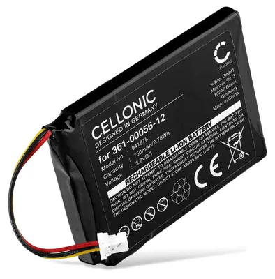 Immagine prodotto di CELLONIC 1x Batteria per Navigatore GPS Compatibile con Garmin Edge Explore 2, 361-00056-12 – (750mAh , 3.7V)