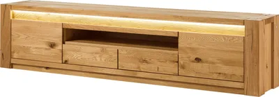 Produktbild von MASSIVMOEBEL24 TV-Board Wildeiche 223x40x53 natur geölt KENT #132