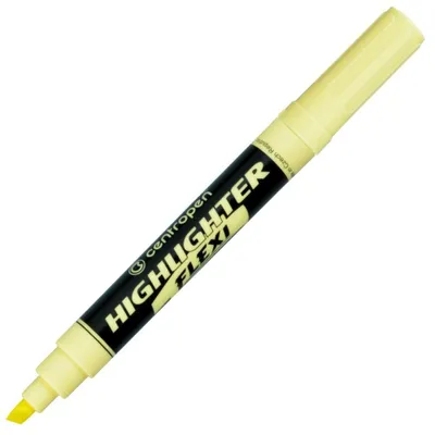 Obrázek produktu pro Centropen zvýrazňovač 8542 Flexi Soft žlutý