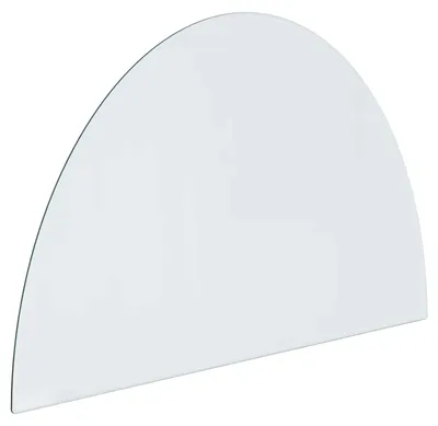 Obrázek produktu pro Skleněná deska k krbu Transparentní 800 x 500 mm Sklo